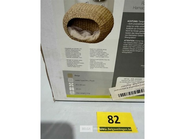 Radiator bed voor katten 45 x30 cm - afbeelding 3 van  3