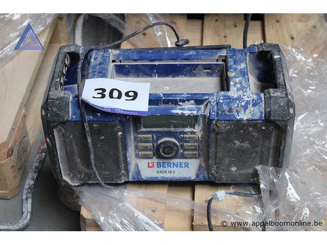 Radio - berner - bacr 18 v - afbeelding 1 van  2