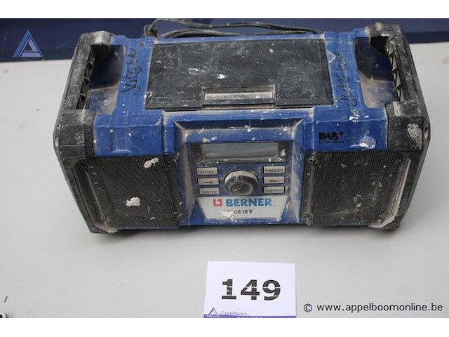 Radio - berner - ca 18 v - afbeelding 1 van  2