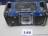 Radio - berner - ca 18 v - afbeelding 1 van  2