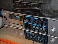 Radio , cassettespeler en receiver sanyo - afbeelding 4 van  6