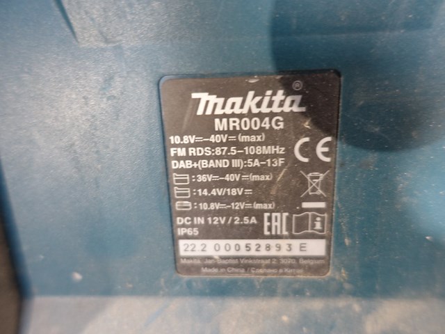 Radio makita - afbeelding 4 van  4