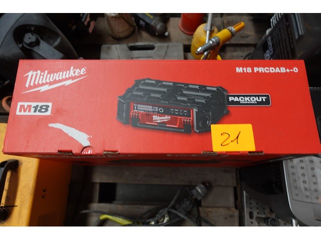 Radio milwalkee (m18 prcdab+-0 packout bouwradio, ongebruikt) - afbeelding 2 van  5