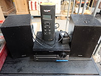 Radio philips + 2x luidspreker - afbeelding 1 van  7
