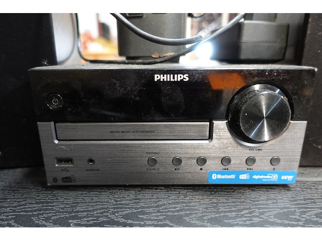 Radio philips + 2x luidspreker - afbeelding 2 van  7