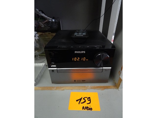 Radio philips + 2x speaker hq power - afbeelding 1 van  4