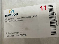Radson vloerverwarming lt-verdeler (11 circuits) - afbeelding 6 van  6