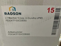 Radson vloerverwarming lt-verdeler (15 circuits) - afbeelding 6 van  6