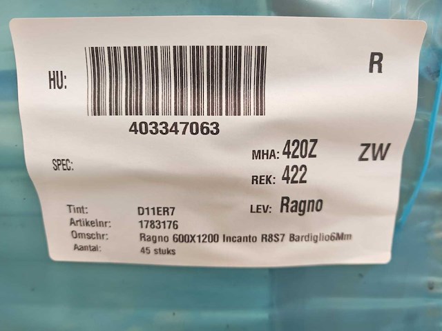 Ragno incanto bardiglio glans vloertegel 60x120 cm 32,4 m² - afbeelding 6 van  7