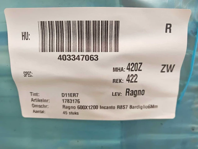 Ragno incanto bardiglio glans vloertegel 60x120 cm 32,4 m² - afbeelding 6 van  7