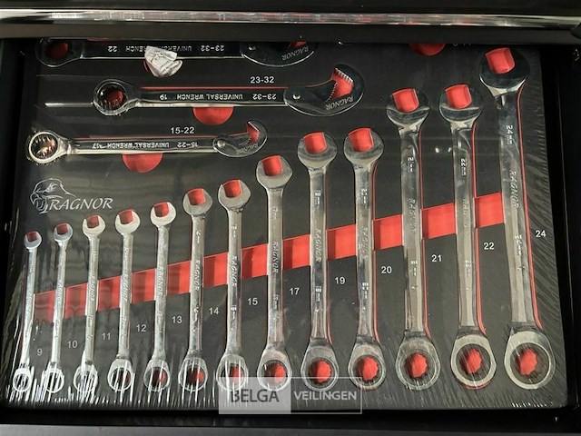 Ragnor 13 drawers roller cabinet - afbeelding 13 van  15