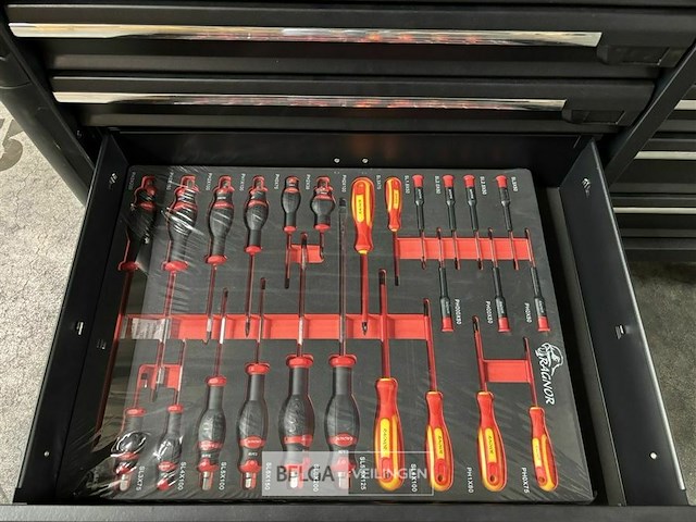 Ragnor 13 drawers roller cabinet - afbeelding 5 van  15