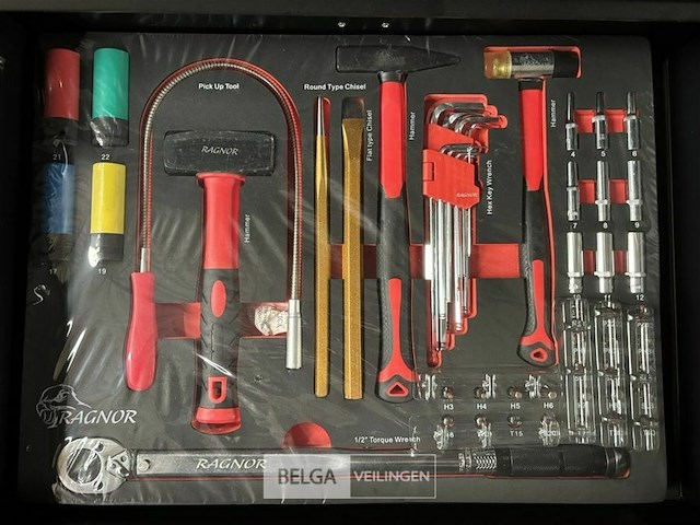 Ragnor 13 drawers roller cabinet - afbeelding 6 van  15