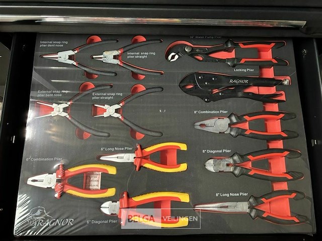 Ragnor 7 drawers roller cabinet - afbeelding 4 van  15