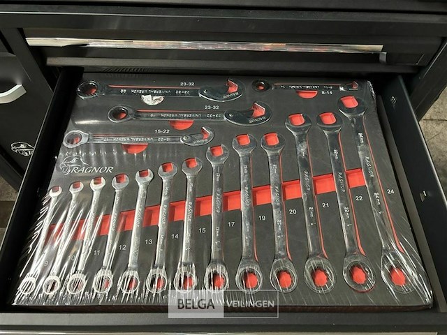 Ragnor 7 drawers roller cabinet - afbeelding 15 van  15