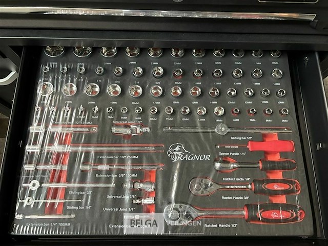 Ragnor 7 drawers roller cabinet - afbeelding 12 van  15