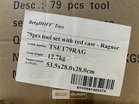 Ragnor 79pcs tool set with red case - afbeelding 3 van  3