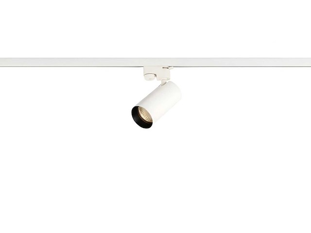 Railspot gu10 armatuur cilinder zand wit met zwart ring draaibaar(10x) - afbeelding 5 van  6