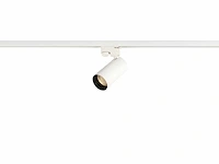 Railspot gu10 armatuur cilinder zand wit met zwart ring draaibaar(10x)