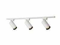 Railspot gu10 armatuur cilinder zand wit met zwart ring draaibaar(20x) - afbeelding 2 van  8