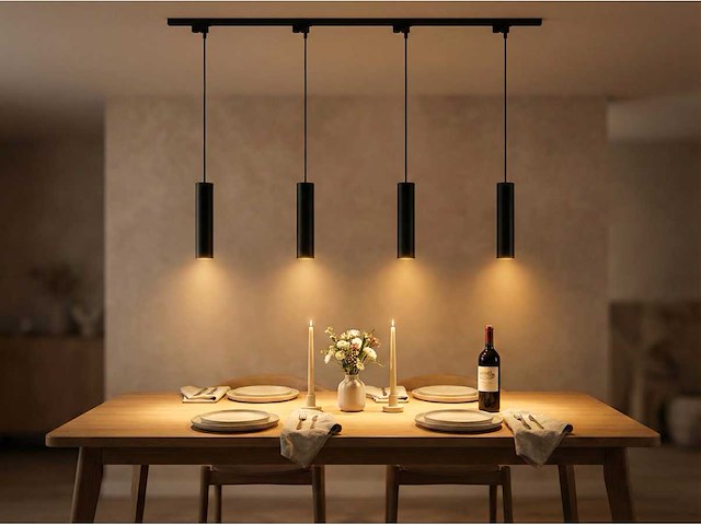 Railspot gu10 decoratief hanglamp 24cm(8x) - afbeelding 1 van  8