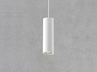 Railspot gu10 decoratief hanglamp cilinder 24cm zand wit(8x) - afbeelding 3 van  6