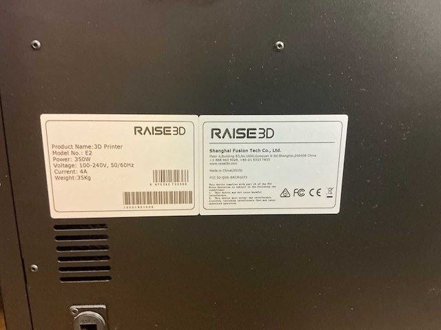 Raised 3d e2 idex 3d printer - afbeelding 10 van  14