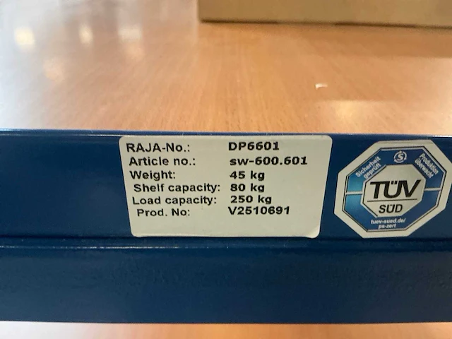 Raja dp6601 tafelwagen - afbeelding 4 van  4