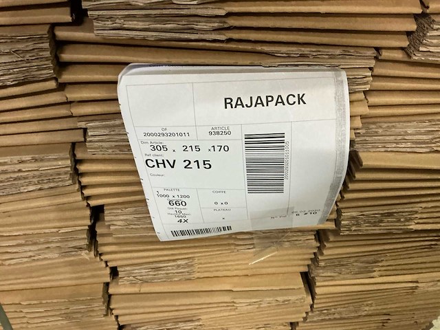 Rajapack 30.5x21.5cm kartonnen dozen (660x) - afbeelding 1 van  7