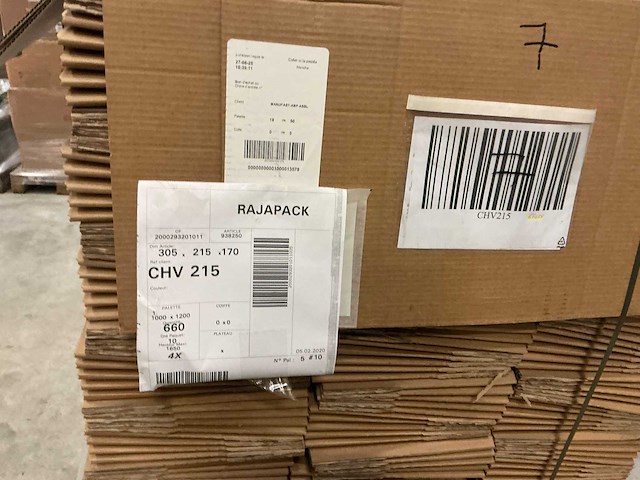 Rajapack 30.5x21.5cm kartonnen dozen (660x) - afbeelding 2 van  7
