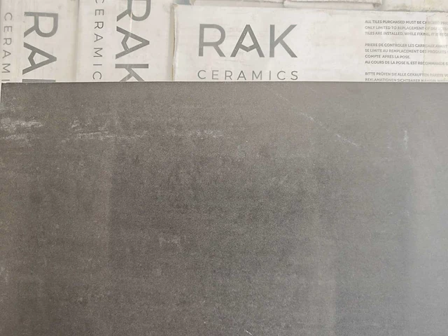 Rak gpd57up zwart mat 40x40 cm tegel 134,4 m² - afbeelding 5 van  7