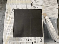 Rak gpd57up zwart mat 40x40 cm tegel 33,6 m²