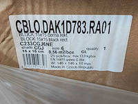Rako block black mat tegel 15x15 cm 29,23 m² - afbeelding 7 van  7