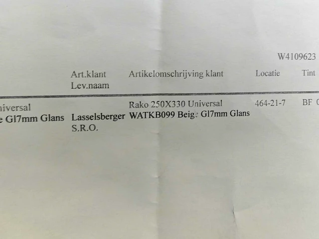 Rako universal beige glans wandtegel 25x33 cm 40,5 m² - afbeelding 6 van  7
