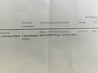 Rako universal beige glans wandtegel 25x33 cm 81 m² - afbeelding 6 van  7