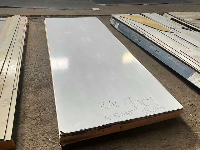 Ral 9001 rockpanel platen (4x) - afbeelding 1 van  4