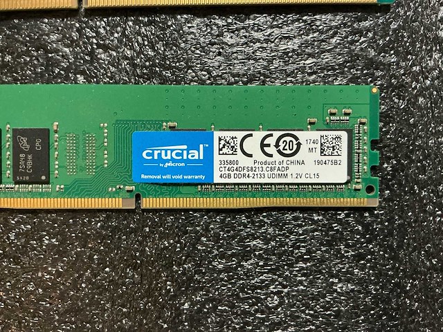 Ram geheugen 4gb ddr4 computeronderdeel (6x) - afbeelding 2 van  7