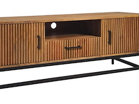 Rampur tv-meubel 150 cm in massief hout - afbeelding 3 van  4