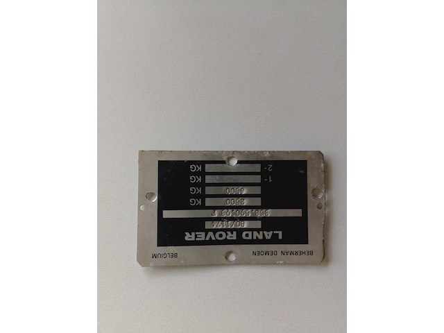 Range rover classic suffix f, 1980 - afbeelding 15 van  16