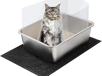 Ranypet roestvrijstalen kattentoile - afbeelding 1 van  6