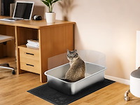 Ranypet roestvrijstalen kattentoile - afbeelding 3 van  6