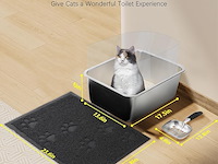 Ranypet roestvrijstalen kattentoile - afbeelding 6 van  6