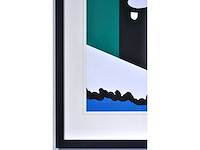 Raoul de keyser - doos, raamklink, veld, wolk - zeefdruk - afbeelding 11 van  12