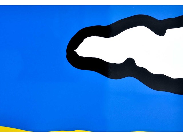 Raoul de keyser - doos, raamklink, veld, wolk - zeefdruk - afbeelding 2 van  12