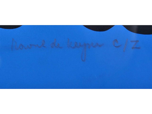 Raoul de keyser - doos, raamklink, veld, wolk - zeefdruk - afbeelding 6 van  12