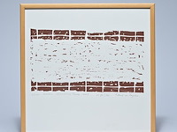 Raoul de keyser - gesigneerde linosnede - afbeelding 1 van  1