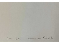 Raoul de keyser - jan van eyck - linosnede - afbeelding 10 van  11