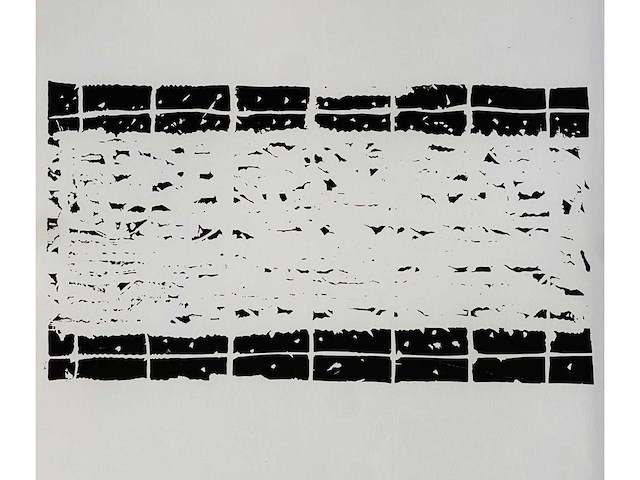 Raoul de keyser - jan van eyck - linosnede - afbeelding 11 van  11
