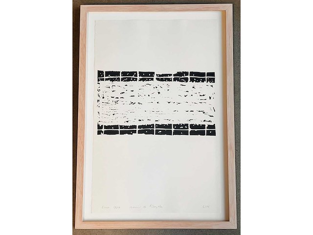 Raoul de keyser - jan van eyck - linosnede - afbeelding 6 van  11