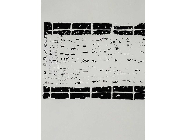 Raoul de keyser - jan van eyck - linosnede - afbeelding 7 van  11